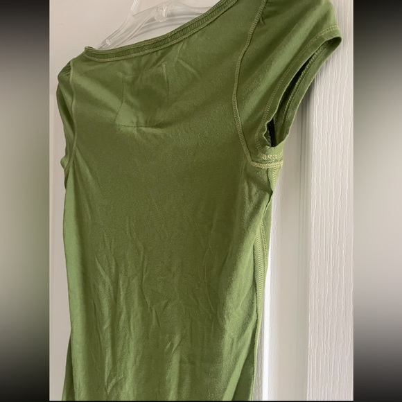 Abercrombie V Neck Tee - Vintage Green - Picture 6 of 6